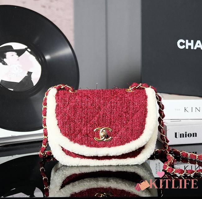 Kitlife Chanel 24N Ski Bag Red 20x17x10cm - 1