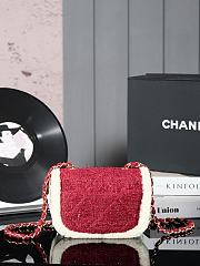 Kitlife Chanel 24N Ski Bag Red 20x17x10cm - 5