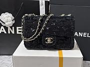 Kitlife Chanel 24 Sequins CF Bag Black 20cm - 1