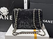 Kitlife Chanel 24 Sequins CF Bag Black 20cm - 6