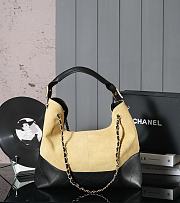 Kitlife Chanel 25P Shopping Bag Brown & Black 11.5x36x32cm  - 5