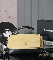 Kitlife Chanel 25P Shopping Bag Brown & Black 33x12x18cm - 1