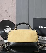 Kitlife Chanel 25P Shopping Bag Brown & Black 33x12x18cm - 6