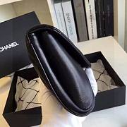 Kitlife Chanel Clutch Black with Silver Buckle 29x14.5cm - 6