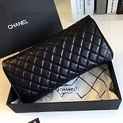 Kitlife Chanel Clutch Black with Silver Buckle 29x14.5cm - 5