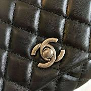 Kitlife Chanel Clutch Black with Silver Buckle 29x14.5cm - 3