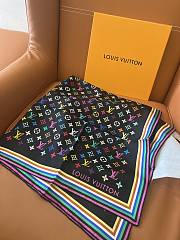 Kitlife Louis Vuitton x TM Monogram Multicolor Black 90x90cm - 1