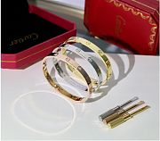 Kitlife Cartier Love 4 Diamonds Bracelet in Gold / Gold Rose / Silver - 6