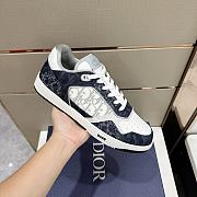 Kitlife Dior Tears B27 Denim White Oblique Galaxy Leather Sneakers - 3