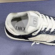 Kitlife Dior Tears B27 Denim White Oblique Galaxy Leather Sneakers - 2