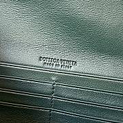 Kitlife Bottega Veneta Long Clutch Andiamo With Handle Dark Green 31x13x3cm - 2