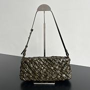 Kitlife Bottega Veneta Kalimero Cha-Cha Bag Green Olive 785780 28.5x15x6cm - 1