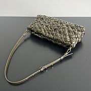 Kitlife Bottega Veneta Kalimero Cha-Cha Bag Green Olive 785780 28.5x15x6cm - 5