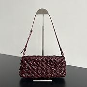 Kitlife Bottega Veneta Kalimero Cha-Cha Bag Burgundy 785780 28.5x15x6cm - 1