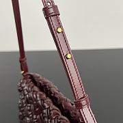 Kitlife Bottega Veneta Kalimero Cha-Cha Bag Burgundy 785780 28.5x15x6cm - 6