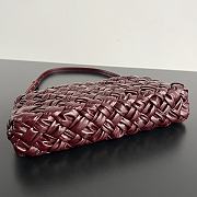 Kitlife Bottega Veneta Kalimero Cha-Cha Bag Burgundy 785780 28.5x15x6cm - 4