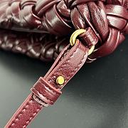 Kitlife Bottega Veneta Kalimero Cha-Cha Bag Burgundy 785780 28.5x15x6cm - 3