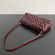 Kitlife Bottega Veneta Kalimero Cha-Cha Bag Burgundy 785780 28.5x15x6cm - 2