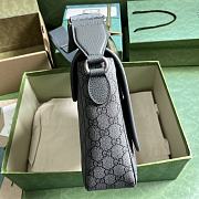 Kitlife Gucci Ophidia Medium Messenger Bag Grey 761741 28x22x8cm - 6