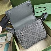 Kitlife Gucci Ophidia Medium Messenger Bag Grey 761741 28x22x8cm - 4