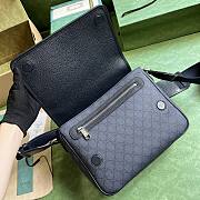 Kitlife Gucci Ophidia Medium Messenger Bag Blue 761741 28x22x8cm - 4