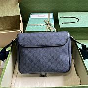 Kitlife Gucci Ophidia Medium Messenger Bag Blue 761741 28x22x8cm - 5