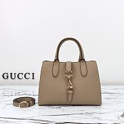 Kitlife Gucci Small Tote Bag Beige With Hook Closure 795349 24x17.5x8.5cm - 1