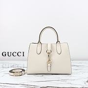 Kitlife Gucci Small Tote Bag White With Hook Closure 795349 24x17.5x8.5cm - 1