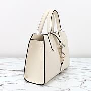 Kitlife Gucci Small Tote Bag White With Hook Closure 795349 24x17.5x8.5cm - 5