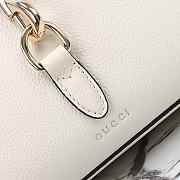 Kitlife Gucci Small Tote Bag White With Hook Closure 795349 24x17.5x8.5cm - 2