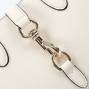 Kitlife Gucci Small Tote Bag White With Hook Closure 795349 24x17.5x8.5cm - 3