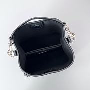 Kitlife Gucci GG Emblem Mini Bucket Bag Black Leather 815118 19x18x11cm - 5