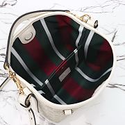 Kitlife Gucci GG Emblem Mini Bucket Bag White 815118 19x18x11cm - 5