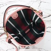 Kitlife Gucci GG Emblem Mini Bucket Bag Pink 815118 19x18x11cm - 5
