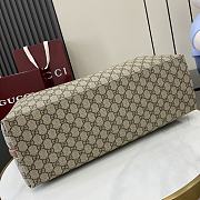 Kitlife Gucci GG Emblem Large Tote Bag Beige & Brown 815212 45.5x30x16cm - 5