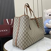 Kitlife Gucci GG Emblem Large Tote Bag Beige & Brown 815212 45.5x30x16cm - 3