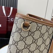 Kitlife Gucci GG Emblem Large Tote Bag Beige & Brown 815212 45.5x30x16cm - 2