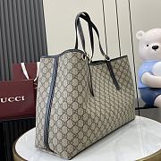 Kitlife Gucci GG Emblem Large Tote Bag Beige & Black 815212 45.5x30x16cm - 4