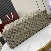 Kitlife Gucci GG Emblem Large Tote Bag Beige & Black 815212 45.5x30x16cm - 2