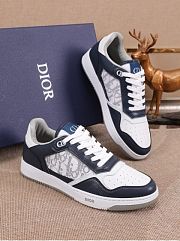 Kitlife Dior And Hylton Nel B27 Uptown Low-Top Sneaker Navy Blue and White Smooth Calfskin  - 5