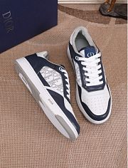 Kitlife Dior And Hylton Nel B27 Uptown Low-Top Sneaker Navy Blue and White Smooth Calfskin  - 3