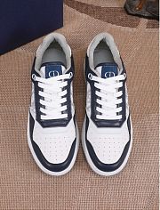 Kitlife Dior And Hylton Nel B27 Uptown Low-Top Sneaker Navy Blue and White Smooth Calfskin  - 2
