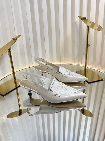 Kitlife Dior Boy Slingback Pump White Calfskin