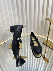 Kitlife Dior Ballet Pump Black Quilted Cannage Calfskin - 6