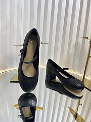 Kitlife Dior Ballet Pump Black Quilted Cannage Calfskin - 2