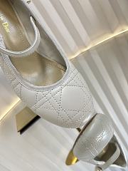 Kitlife Dior Ballet Pump White Quilted Cannage Calfskin - 2