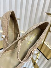 Kitlife Dior Ballet Pump Beige Quilted Cannage Calfskin - 6