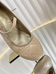 Kitlife Dior Ballet Pump Beige Quilted Cannage Calfskin - 5