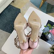 Kitlife Valentino Garavani Rockstud Caged Pump in Pink Patent Leather - 6
