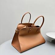 Kitlife The Row Margaux 15 Brown Leather Tote Bag 38.5x16x30cm  - 5
